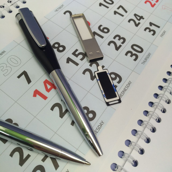 Металлическая ручка - флешка 2в1, 64 Гб / Тайная USB-флешка